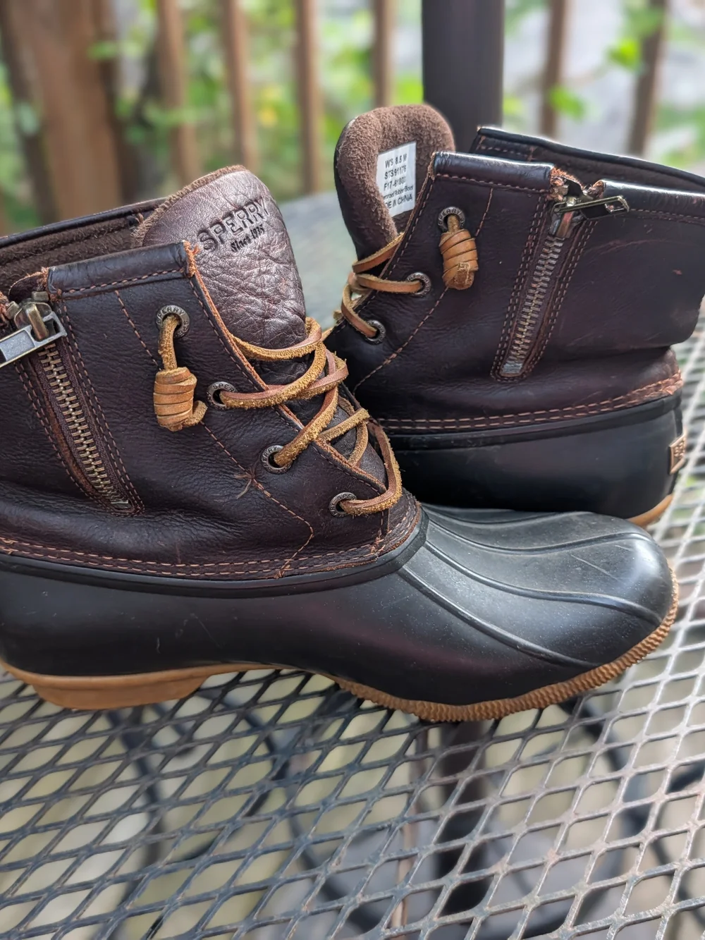 Sperry Women’s Brown Waterproof Duck Boots